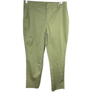 Laurie Felt Los Angeles Women’s Pants Olive Green Size 2 Slim Fit Stretch NWT